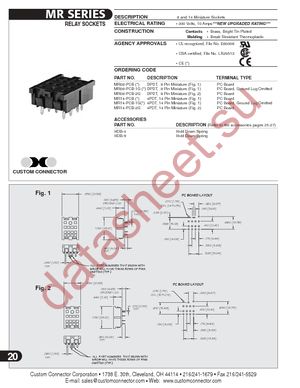 MR14-PCB-1G datasheet  